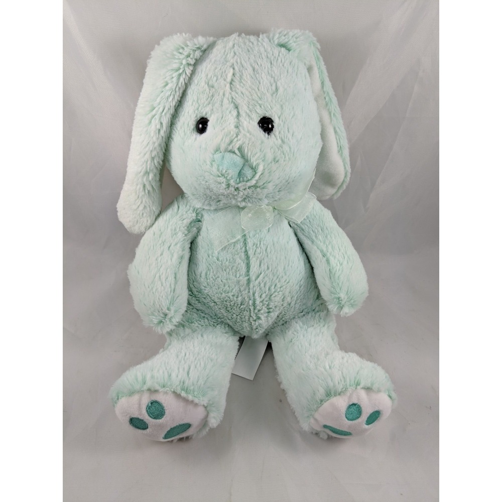 HugFun‎ Light Green Rabbit Plush Bunny 13 Inch Stuffed Animal toy